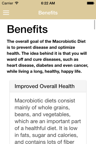 Macrobiotic Diet Guide screenshot 3