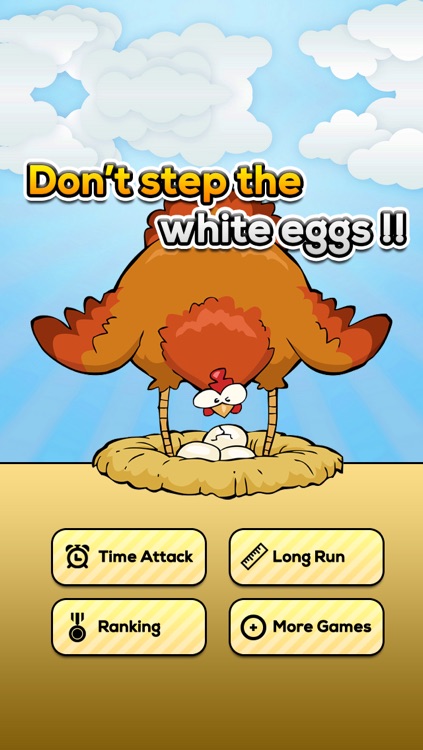 Don't step the white eggs