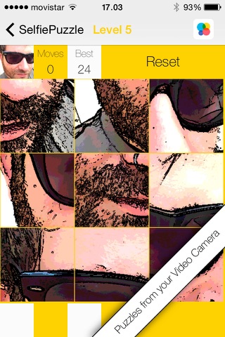 Selfie Puzzle Video Game - Your Videos in amazing puzzles! screenshot 3