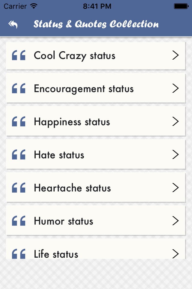 Amazing Status and Quotes - Cool Status,Funny,Groupon Status Collection screenshot 2