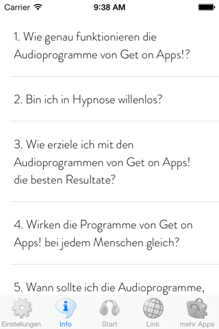 Get on Apps Med! Hypnose bei Erektionsstörungen! screenshot 2