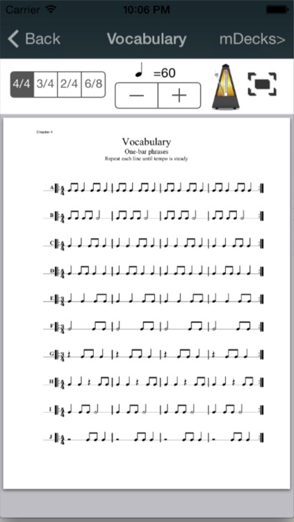 Rhythmic Vocabulary For All Instruments : Fundamental Studies