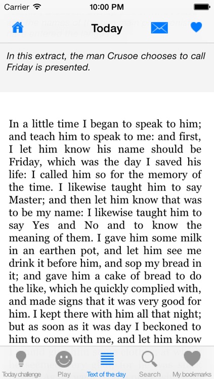 A Text A Day