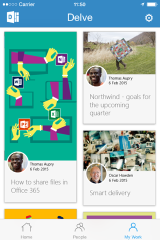 Office Delve - for Office 365 screenshot 2