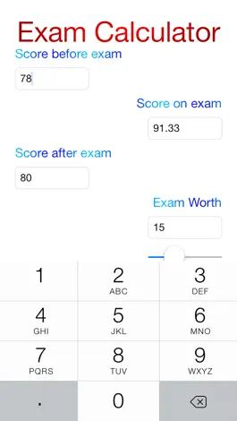Game screenshot Exam Calculator apk