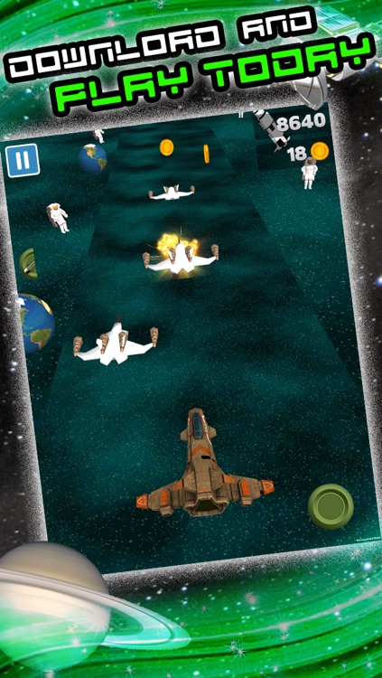 3D Space Craft Racing Shooting Game for Cool boys and teens by Top War Games FREE screenshot-4