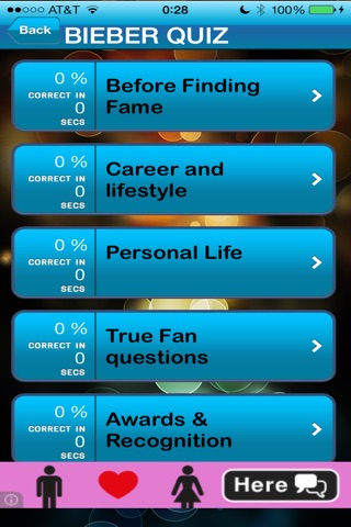 Celebrity Fan Quiz - Justin Bieber edition screenshot 2