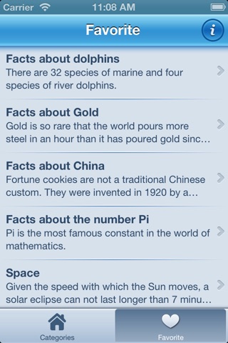 Interesting facts of the world screenshot 3