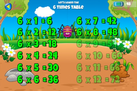Mini-World Maths Times Tables screenshot 3