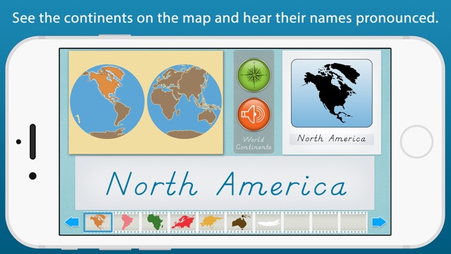 World Continents and Oceans - A Montessori Approach To Geogr(圖2)-速報App