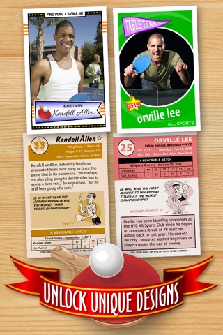 Table Tennis Card Maker - Make Your Own Custom Table Tennis Cards with Starr Cards screenshot 3