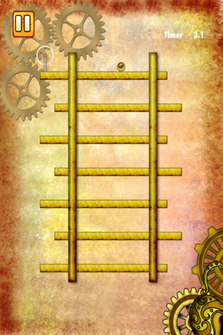 Gravity Ball Puzzle - Steampunk Rolling Brass Challenge screenshot 2