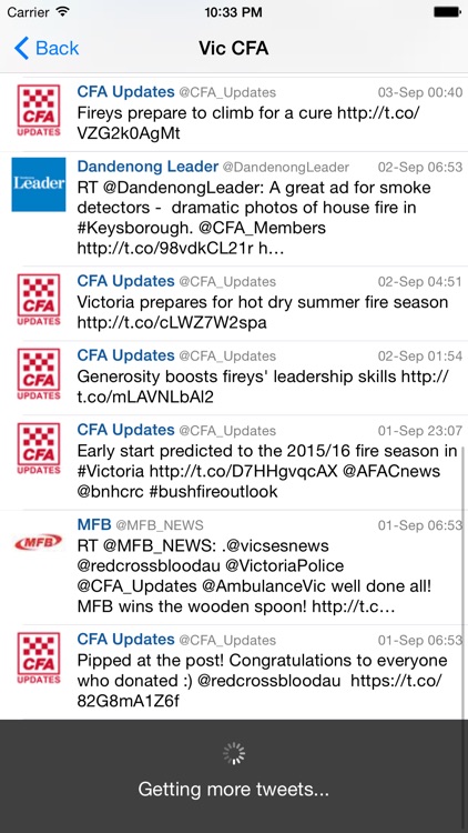 Fire Tweets Australia screenshot-3