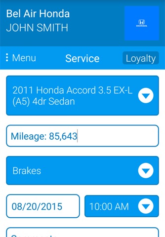 Bel Air Honda - eLead screenshot 3