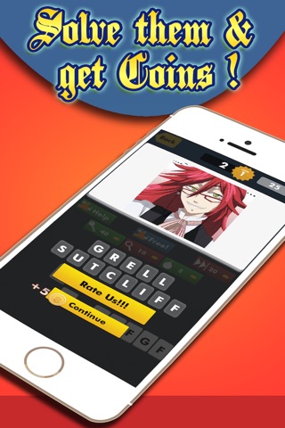 Sebastian Black Butler Edition Manga Characters Trivia Anime Quiz screenshot 3