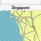 Navigate across the Map of Singapore without need any connection