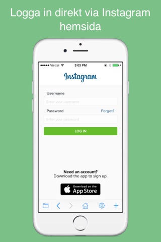 Safe web for Instagram - protect your Instagram with Passcode screenshot 3