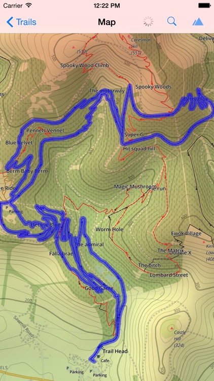 Glentress 2024 route map