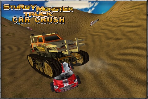 Sturdy Monster Truck Tank Car Crush screenshot 2