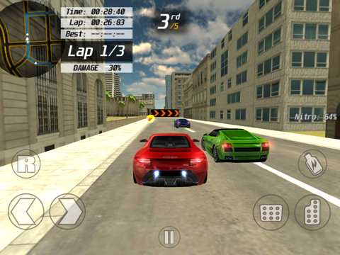 3D Street Racing 2 for iPad screenshot 3