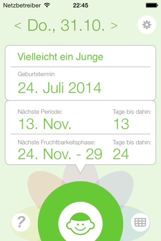 Ovulation and Pregnancy Calendar Pro (Fertility Calculator, Gender Predictor, Period Tracker) screenshot 2