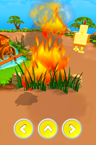 Jumpy Chicken On Fire screenshot 3