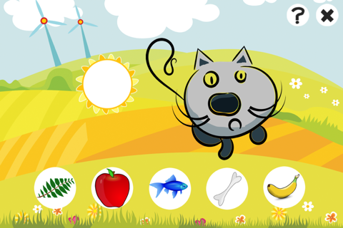 Animated Kids Game To Learn About Good Nutrition: Feed the Happy Farm Animals, Free & Funny Education screenshot 4