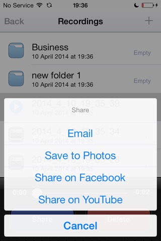 Voice Recorder for iPhone screenshot 4