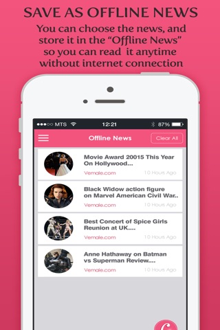 CelebTag News Application screenshot 4