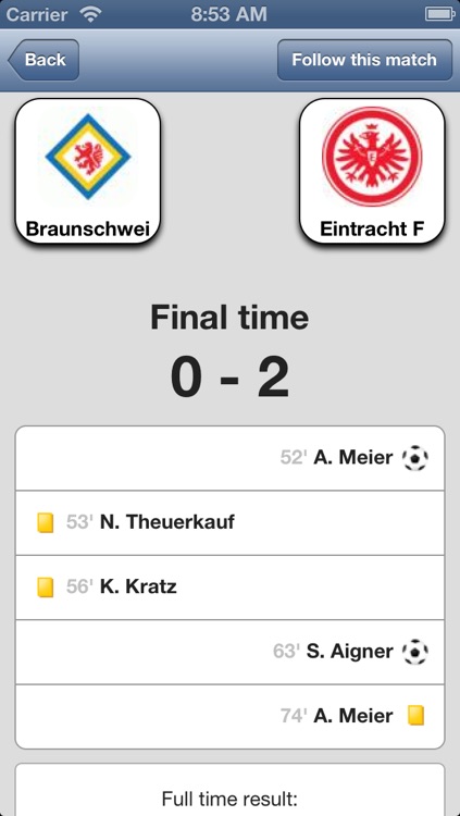 Eintracht Frankfurt.