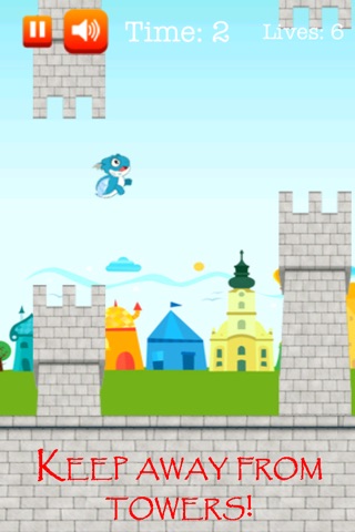 Flappy Baby Dragon - The Free Flying Adventure Game screenshot 3