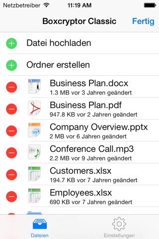 Boxcryptor Classic screenshot 2
