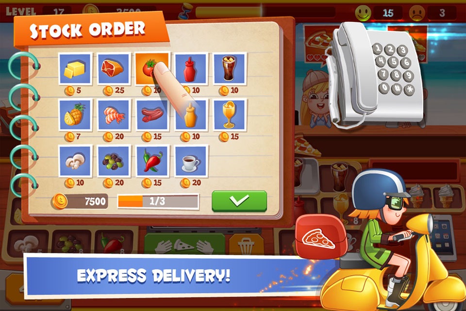 Papa's Pizza Shop screenshot 3
