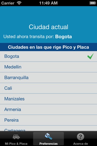 Pico y Placa Free screenshot 4