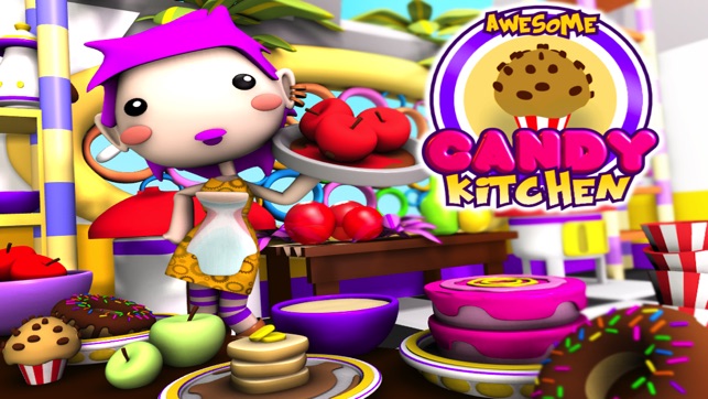 Awesome Candy Kitchen Dash - Top Best Cafe Shop Game for Gir(圖2)-速報App