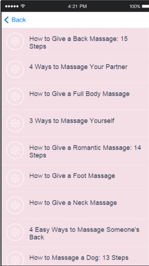 Massage Therapy - Learn How to Give a Good Massage(圖2)-速報App