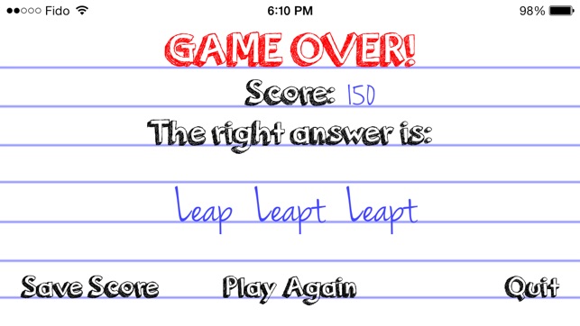 Irregular Verbs Game(圖4)-速報App