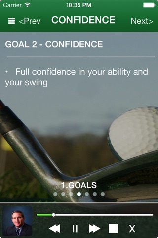 Golf Mental Coach screenshot 2