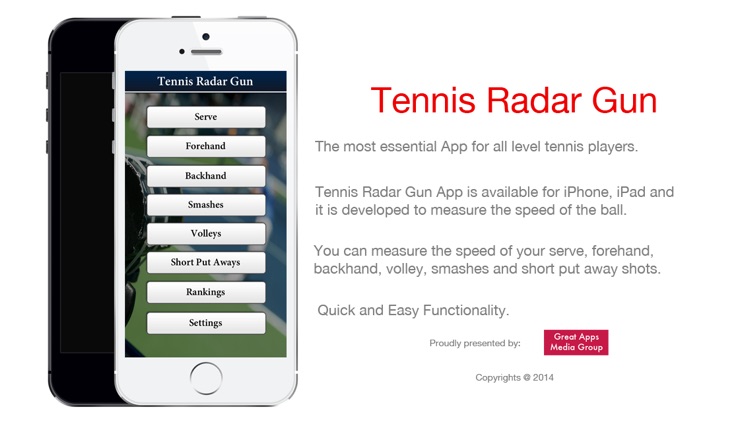 Tennis Radar Gun - Measure the speed of the Ball