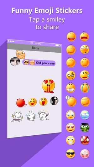 Funny Emoji Stickers FREE - Animated Emoticon & Keyboard Ico(圖2)-速報App