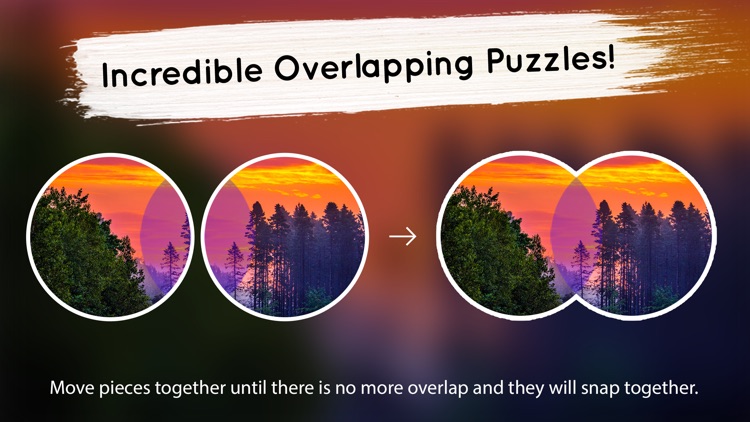 Venn Sunrises: Overlapping Jigsaw Puzzles