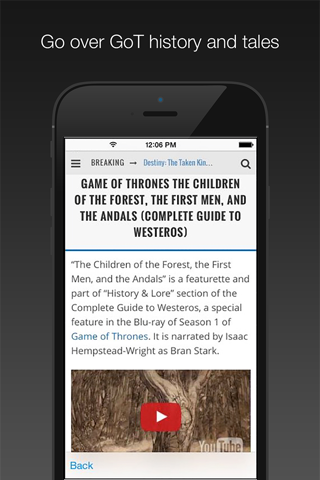 News & Wiki for Game of Thrones screenshot 2