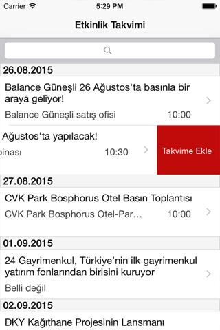 Etkinlik Takvimi screenshot 2