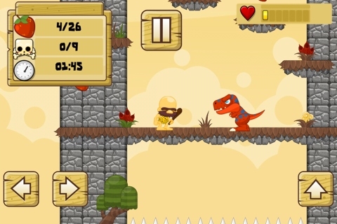 Angry Caveman: Dinosaur Hunter screenshot 2