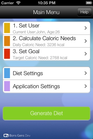 EATanium - Daily Meal Planner for Weight Loss Diet and Muscle Gain screenshot 2