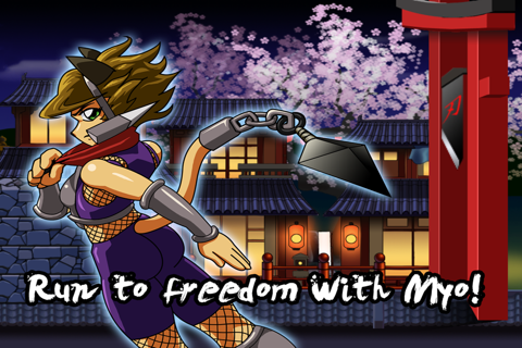 Catgirl Shinobi Free: A New Ninja Run and Jump Adventure Game screenshot 4