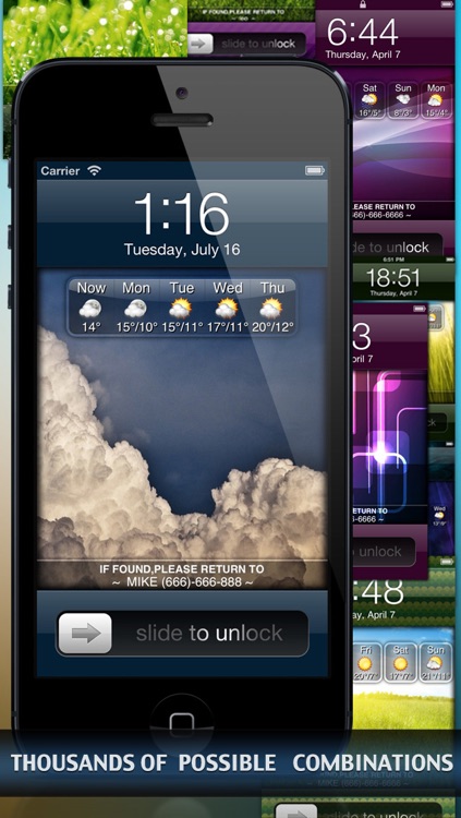 Weather Lock Screen screenshot-3