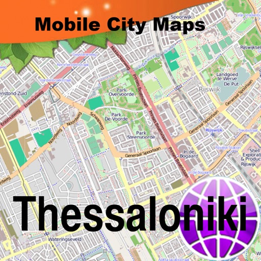 Map of Thessaloniki icon