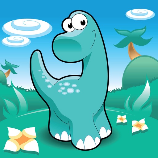 Cartoon Dinosaur Puzzle HD iOS App