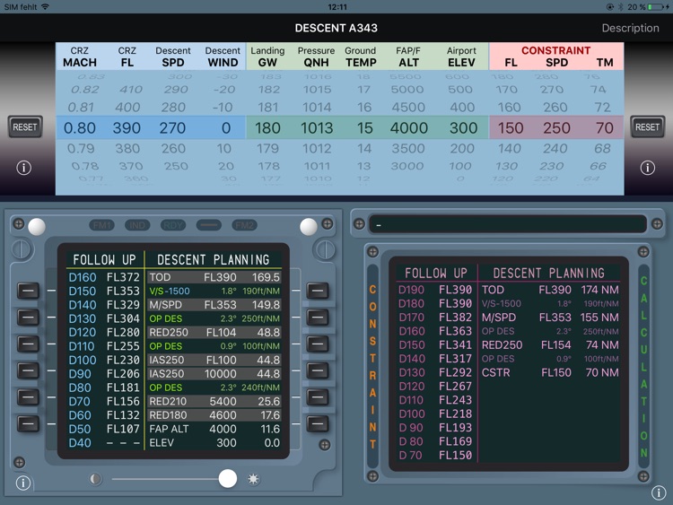 Descent Planning A343